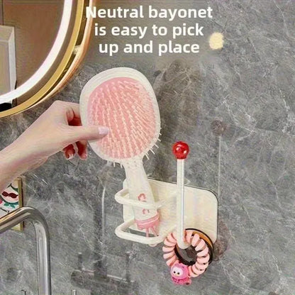 Self Adhesive Wall Mounted Headband Hook No Drill Punch Free Hair Accessories Organizer
